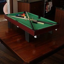 3ft Mini Table Top Pool Table Billiard Board, Balls Set, 36