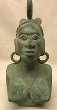 Old bronze of a lady picture