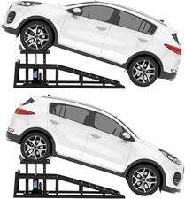 2Pack Hydraulic Car Service Ramps,Low Profile Car Lift Service Ramps, Adjustable picture