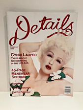 DETAILS MAGAZINE - February 1989 - CYNDI LAUPER / SEAN PENN / and much more  picture