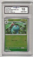 IVYSAUR 2025 POKEMON MEG EN RAZOR LEAF STAGE 1 CARD #002/132 picture