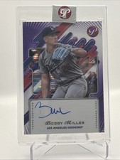 2025 Topps Pristine-Autographs Bobby Miller #PA-BM Purple Encased Pristine /99 picture