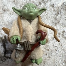 Vintage 1980 Kenner Star Wars Yoda COMPLETE Brown Snake picture