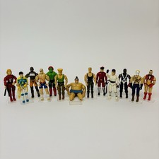 Vintage Hasbro Street Fighter Mixed GI Joe Set Of 13 Action Figure Toy Lot Rare picture