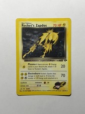 Rocket's Zapdos 15/132 Gym Challenge Holo 🌀SWIRL🌀 picture