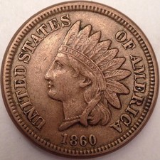 1860 Indian Head Cent - Fantastic Coin - Really Tough To Find in This Condition picture