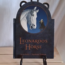 Leonardo's Horse by Jean Fritz & Hudson Talbott Hardcover 2001 Art Horses picture