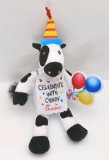 Chick-fil-A Birthday Cow Plush 10.5
