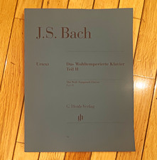 G. Henle Verlag J.S. Bach Wohltemperierte Klavier Teil II Urtext Piano picture