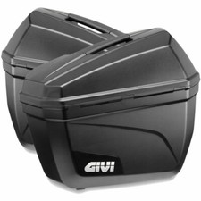 PAIR MOTORCYCLE SIDE SUITCASES GIVI E22N MONOKEY CAPACITY 22 LITERS picture
