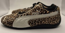 Puma Wmns Speedcat Leopard 406394-01 Black Warm White Size 6.5 picture