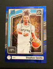 Panini 2024-25 Donruss Optic Stephon Castle Rated Rookie Blue Velocity #254 picture