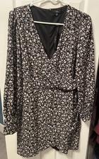 Lulus Awaken My Love Black Long Sleeve Dress Size XL NEW WITH TAGS picture