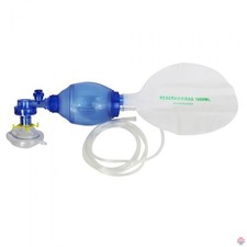 BVM Bag Valve Mask AMBU Bag Manual Pulmonary Resuscitator with 7 ft tubing picture