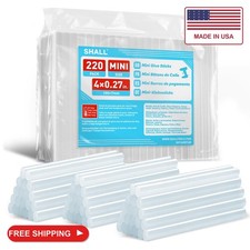 SHALL Mini Hot Glue Sticks, 0.27