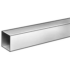 Zoro Select T63s1.25X.125-72 Aluminum Square Tube, Aluminum, 6063 Alloy Type, picture