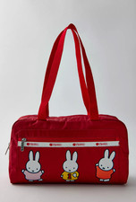 NWT LeSportsac Medium Lola Bag Team Miffy Red UO Exclusive Lightweight Crossbody picture