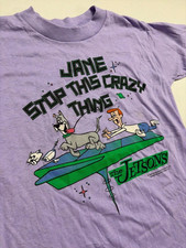 VTG 1990 The Jetsons Cartoon T-Shirt Cotton Unisex Tee RUN070 picture