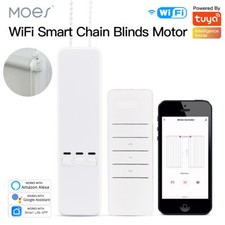 MOES WiFi Smart Curtain Motor Roller Blinds Shutter Drive Remote Alexa Google picture