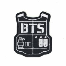 BTS K-Pop Korean Music Logo Embroidered Iron On Patch picture