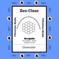 Zeo-Clear Swimming Pool Sand Filter Media Alternative 50 lbs Zeosand Zeolite picture