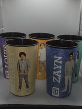One Direction 2010s 1D Cups Full Set of 5 Technimark Official Merchandise  picture
