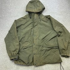 VTG LL Bean Stowaway Jacket Mens Large Green Full Zip Rain GORE TEX Packable picture