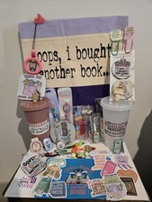 Oops I Bought Another Book Bookish Bundle -  Cups, Coaster, Totebag, & More picture