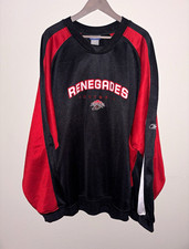 cfl vintage Reebok ottawa renegades football jacket sweater crew neck coat XXXL picture