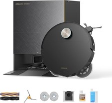 DREAME X60 Max Ultra Complete Black Robot Vacuum Clean|Certified Refurbished picture