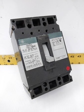 GE 125 Amp Circuit Breaker 480 VAC / 250 VDC 3 Pole  TED134125 picture