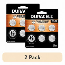 2 Pack of 6 Duracell CR Lithium Coin Button Cell Battery 6 Pack Exp. Jan 2032 picture