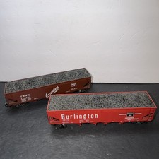 (2) K Line Burlington Route Diecast O Gauge Hopper Cars - No Boxes picture