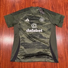 2024-25 Adidas Men’s Celtic FC Green Third Soccer Jersey Extra Large XL picture