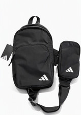 New Adidas Essentials 2 Sling Bag Bolso Bandolera Negro Unisex Mochila Casual picture