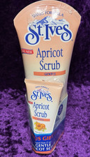 St. Ives APRICOT SCRUB Gentle NOS Vtg Y2K Retro 6 oz Bonus Skincare Anti-agin picture