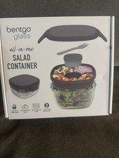 Bentgo 7.6c Glass Salad Container Dark Gray *SEE DETAILS* picture