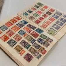 LOADED STAMPS MINI ALBUM AUSTRIA BELGIUM BULGARIA CZECHOSLOVAKIA, PAGES ALL FULL picture