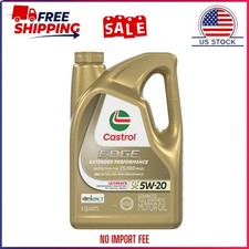 Castrol EDGE Extended Performance 5W-20 Advanced Full Synthetic Motor Oil, 5Q picture