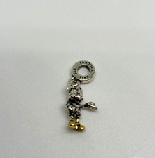 PANDORA Disney Mickey Mouse Dangle Charm, Silver Tone with Gold Tone Shoes picture