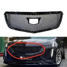 Front Bumper Grille Mesh Upper Grill For 2015-2020 Cadillac ATS Honeycomb Black picture