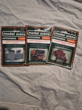 Modelscene OO Gauge Station Platform Accessories Luggage Trolley Signs HO/OO picture