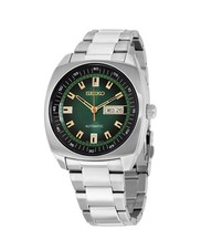 Seiko Recraft Automatic Green Dial Stainless Steel Men's Watch SNKM97 picture