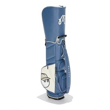 Malbon Golf Caddy Bag Dark Blue Latest Fashionable 4way -  picture