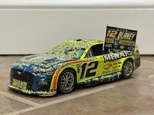 2023 Ryan Blaney Menards 1x NASCAR Champion Champ Flag Display 1:24 NO CAR picture