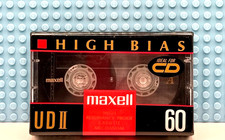 MAXELL UD  2  60  1992  USA   TYPE II   BLANK  CASSETTE  TAPE  (1)  (SEALED) picture