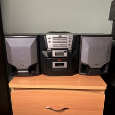 JVC PC-X560BK CD/cassette Portable Component System Tested/serviced No Remote picture