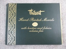 Thibaut Book Hand Printed Murals with Boarders and Fabrics Vol. 5 RARE picture