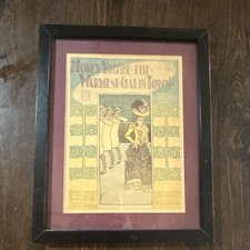 vintage 1898 music supplement cover titled 