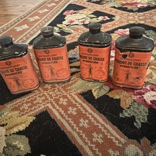 Set of (4) Vintage French Shotgun Reloading Containers    picture